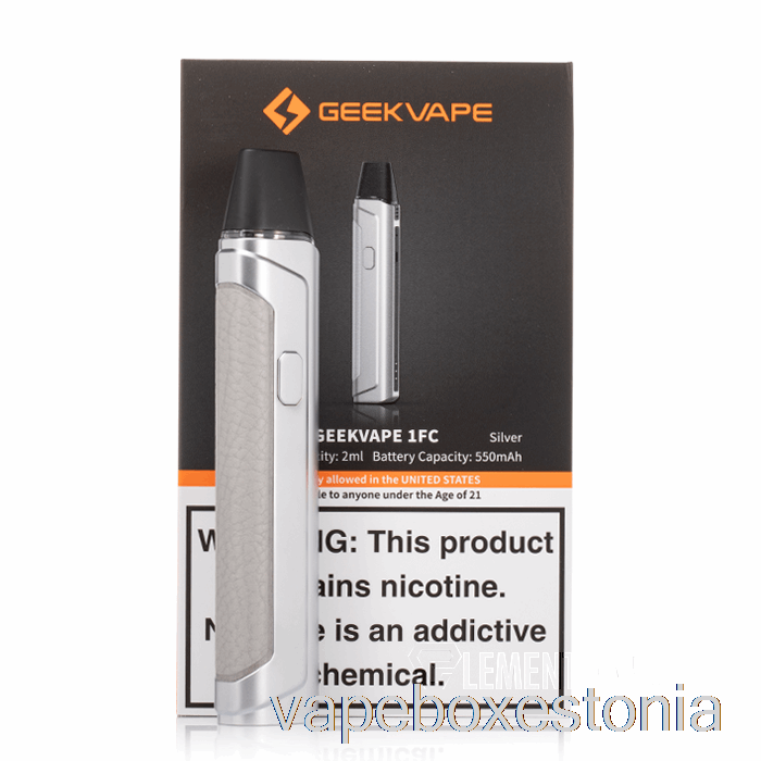 Vape Box Estonia Geek Vape Aegis One & 1fc Pod System [1fc] Hõbe